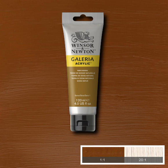 Winsor & Newton Galeria Acrylic Raw Sienna 120ml
