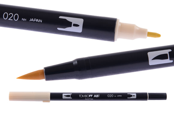 Tombow ABT Dual Brush Pens Portrait Colours a beautiful mix of Portrait colour set, Brush Pen with two tips