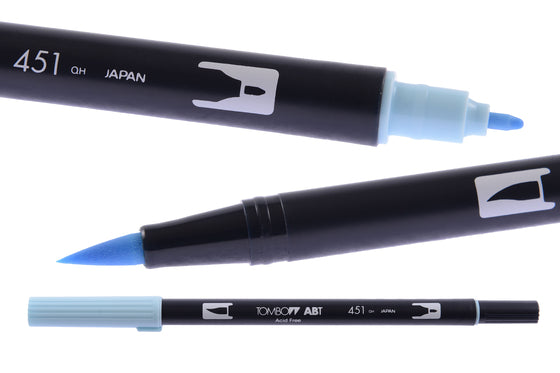Buy sky-blue-451 Tombow ABT Individual  Dual Brush Pens