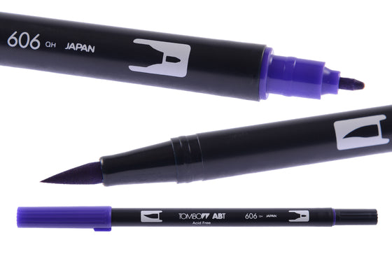 Buy violet-606 Tombow ABT Individual  Dual Brush Pens
