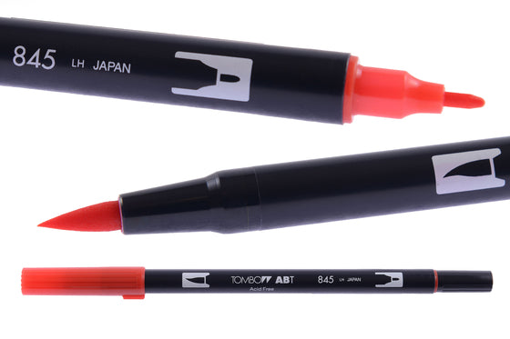 Buy carmine-845 Tombow ABT Individual  Dual Brush Pens