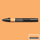 Apricot colour Winsor & Newton Promarker alcohol pen, perfect for fine artists and illustrators. New design pens with a double end, each pen has a fine bullet point and a broad chisel nib, which allows you to easily switch between shading larger areas and precision detailing. Superb alcohol-based streak-free coverage so you can achieve flawless, print-like results.  