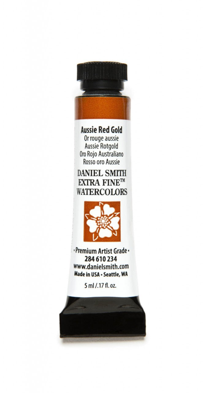 DANIEL SMITH Extra Fine Watercolour : Aussie Red Gold 5ml tube