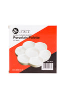 Jakar Porcelain Ceramic Artist Palette Flower Shaped 7 individual wells-3