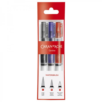 Caran D’Ache Aqua brush Water reservoir brushes set of 3