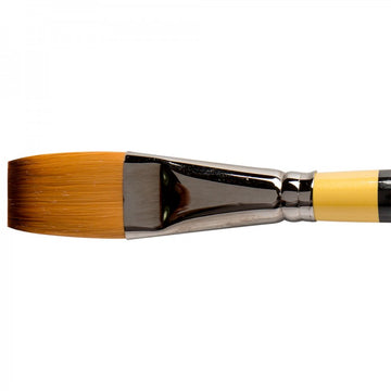 Daler Rowney System 3 Brush Short Handle Brush SY21  Size 1 Inch  Flat