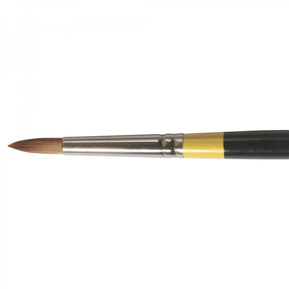 Daler Rowney System 3 Long Handle Brush Round  SY45 Size 4