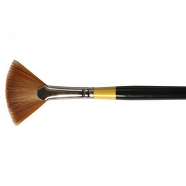 Shape: Fan Hair Width: 37 mm Daler Rowney System 3 Brush Long Handle Brush SY46 Size 4 Fan Hair Length: 22 mm Handle Length: Long