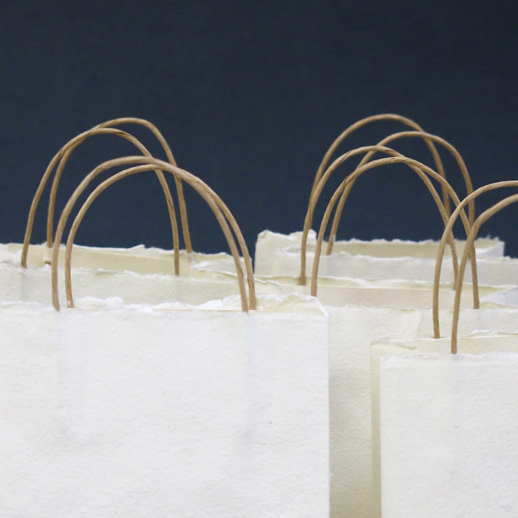 Khadi Handmade Cotton Paper Gift Bag - Medium