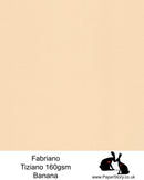 High quality paper from Italy, Banana classic cream  Fabriano Tiziano is 160 gsm,