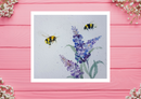 Greetings Card Watercolour Print Busy Bees by PaperStory-1