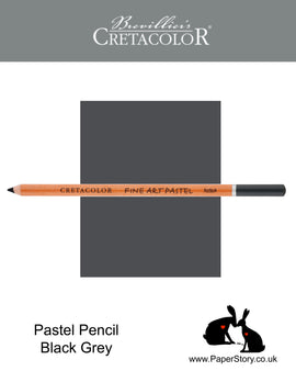 Cretacolor 472 36 Artists Pastel Pencil Black Grey