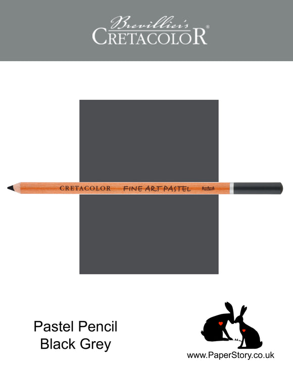 Cretacolor 472 36 Artists Pastel Pencil Black Grey