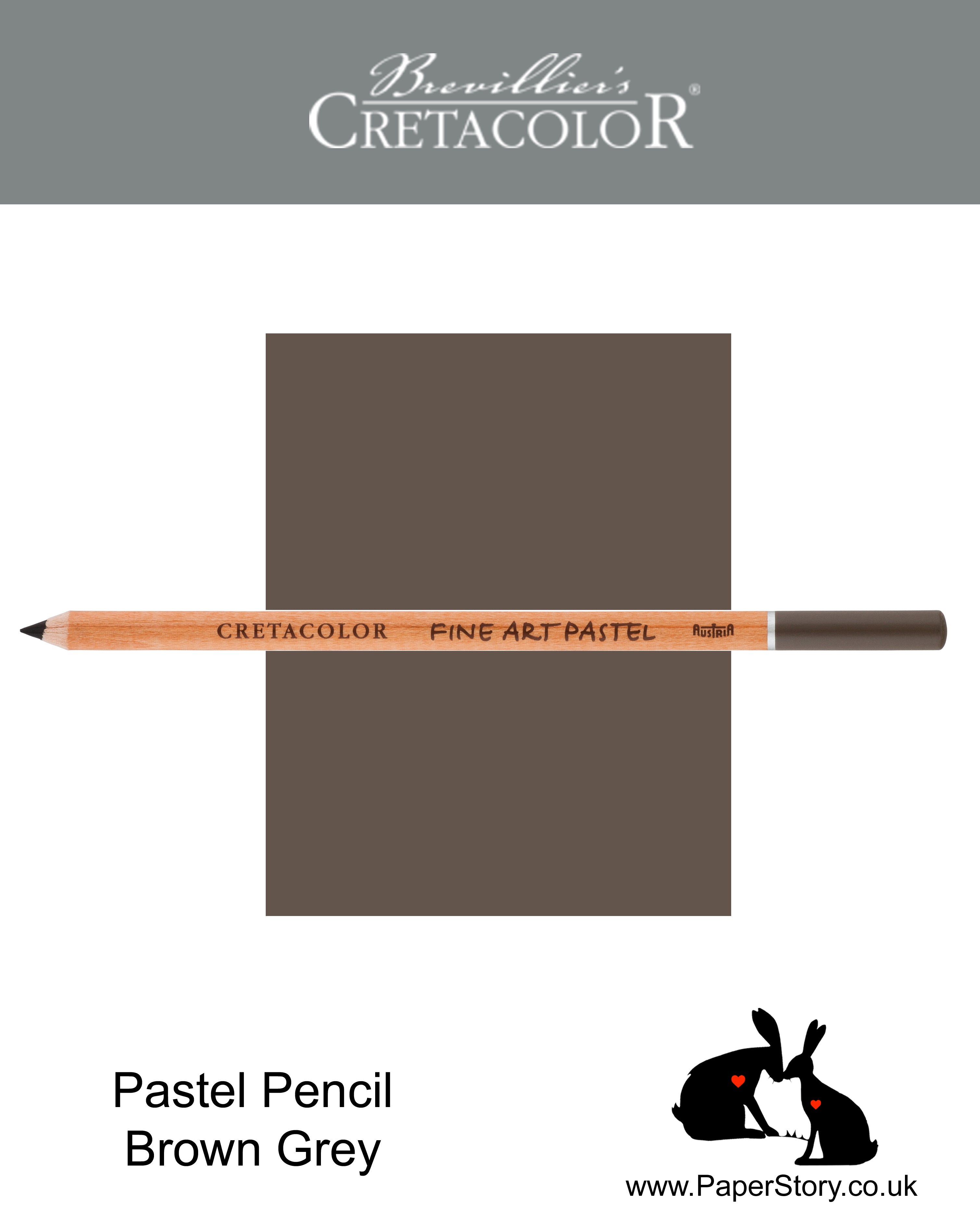 Cretacolor 472 29 Artists Pastel Pencil Brown Grey