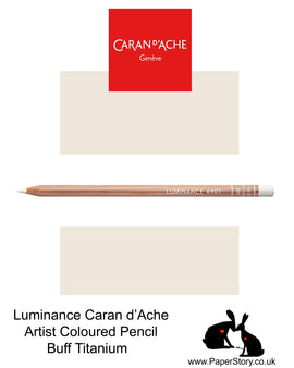 Caran d'Ache Luminance individual Artist Colour Pencils 6901 Buff Titanium 801