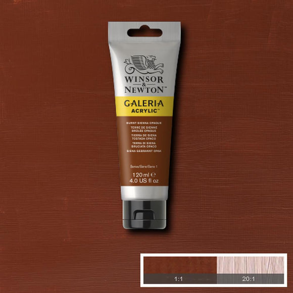 Winsor & Newton Galeria Acrylic Burnt Sienna Opaque 120ml