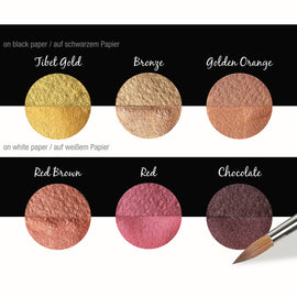 Finetec Coliro Pearlcolor Watercolour Paints C00 Pearl Earth