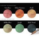 Finetec Coliro Pearlcolor Watercolour Pearl Paints Autumn set C800