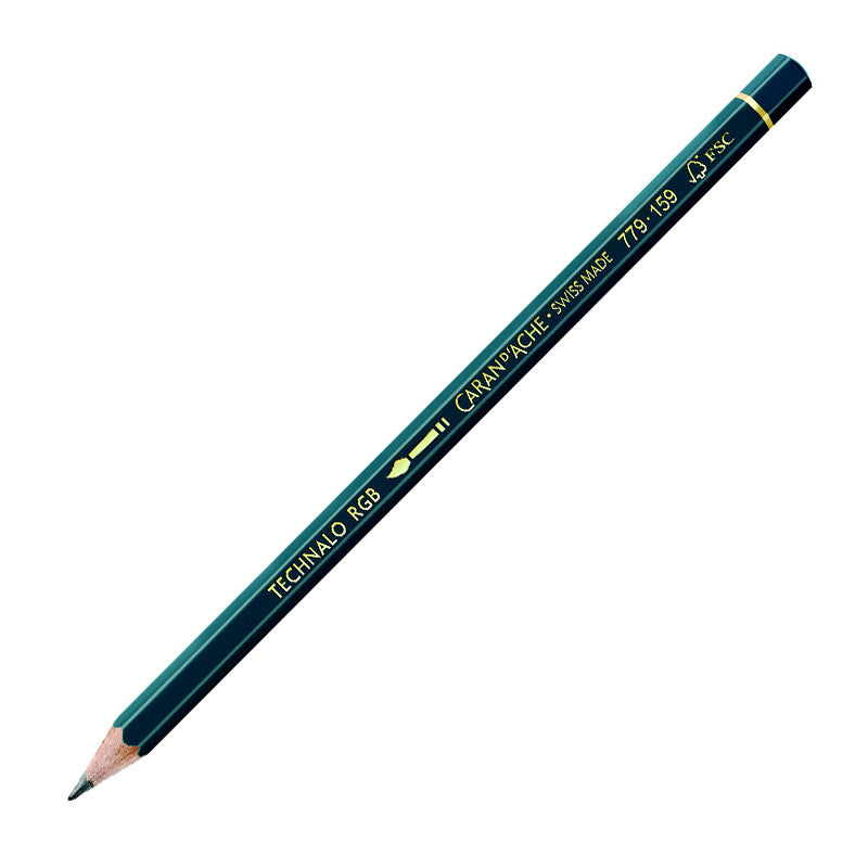 Caran d'Ache RGB tinted water-soluble pencil Phthalo Green 719 Graphite Pencil