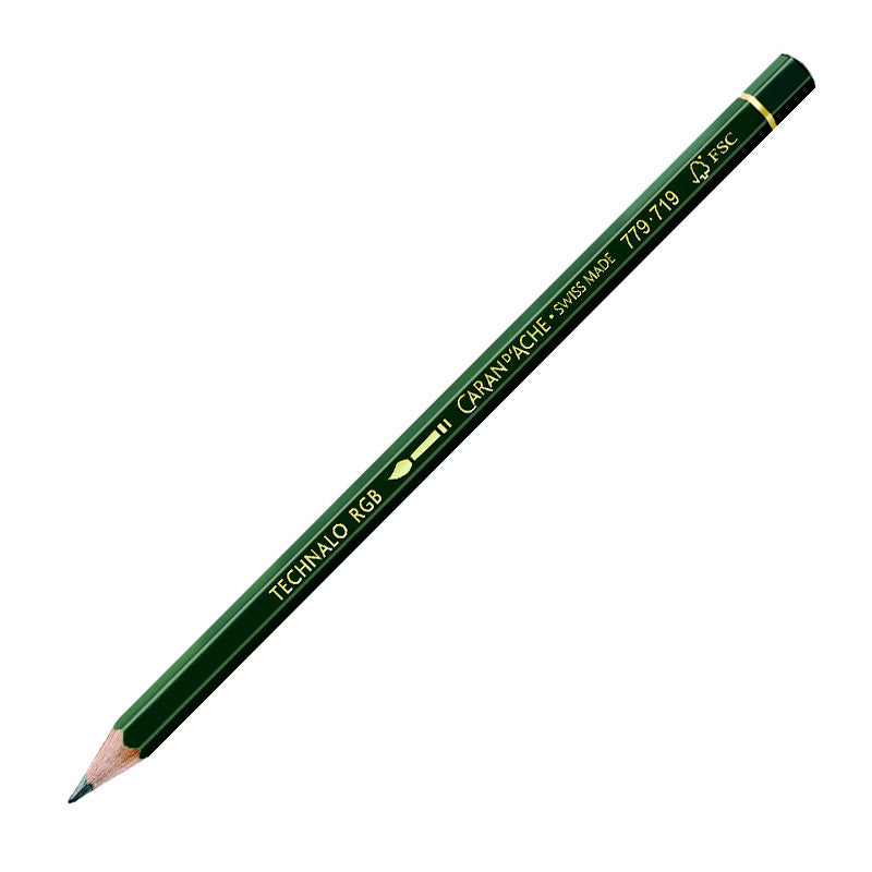 Caran d'Ache tinted water-soluble pencil green