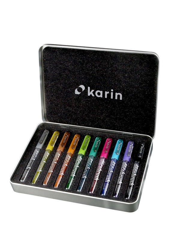Karin déco brush Metallic Pen Set of 10