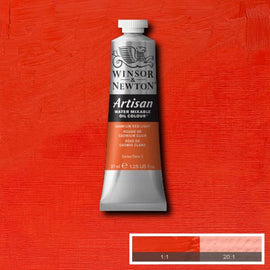 Winsor & Newton Artisan Oil : Water Mixable Oil paint 37 ml : Cadmium Red Light