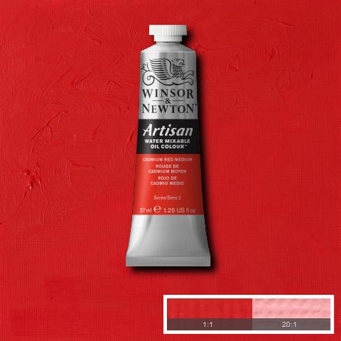 Winsor & Newton Artisan Oil Water Mixable Oil paint 37 ml Cadmium Red Medium
