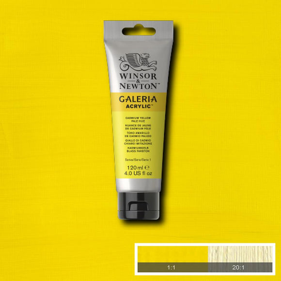 Winsor & Newton Galeria Acrylic Cadmium Yellow Pale Hue 120ml