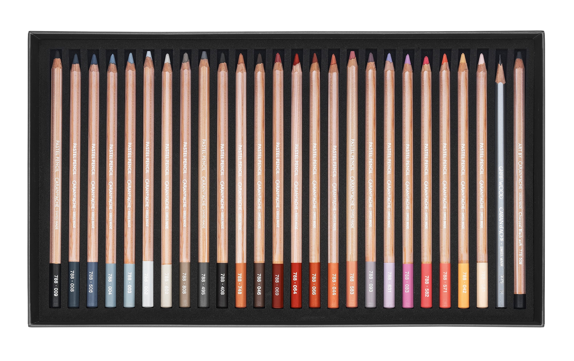 Caran d'Ache Artist Pastel Pencil set of 76 pencils