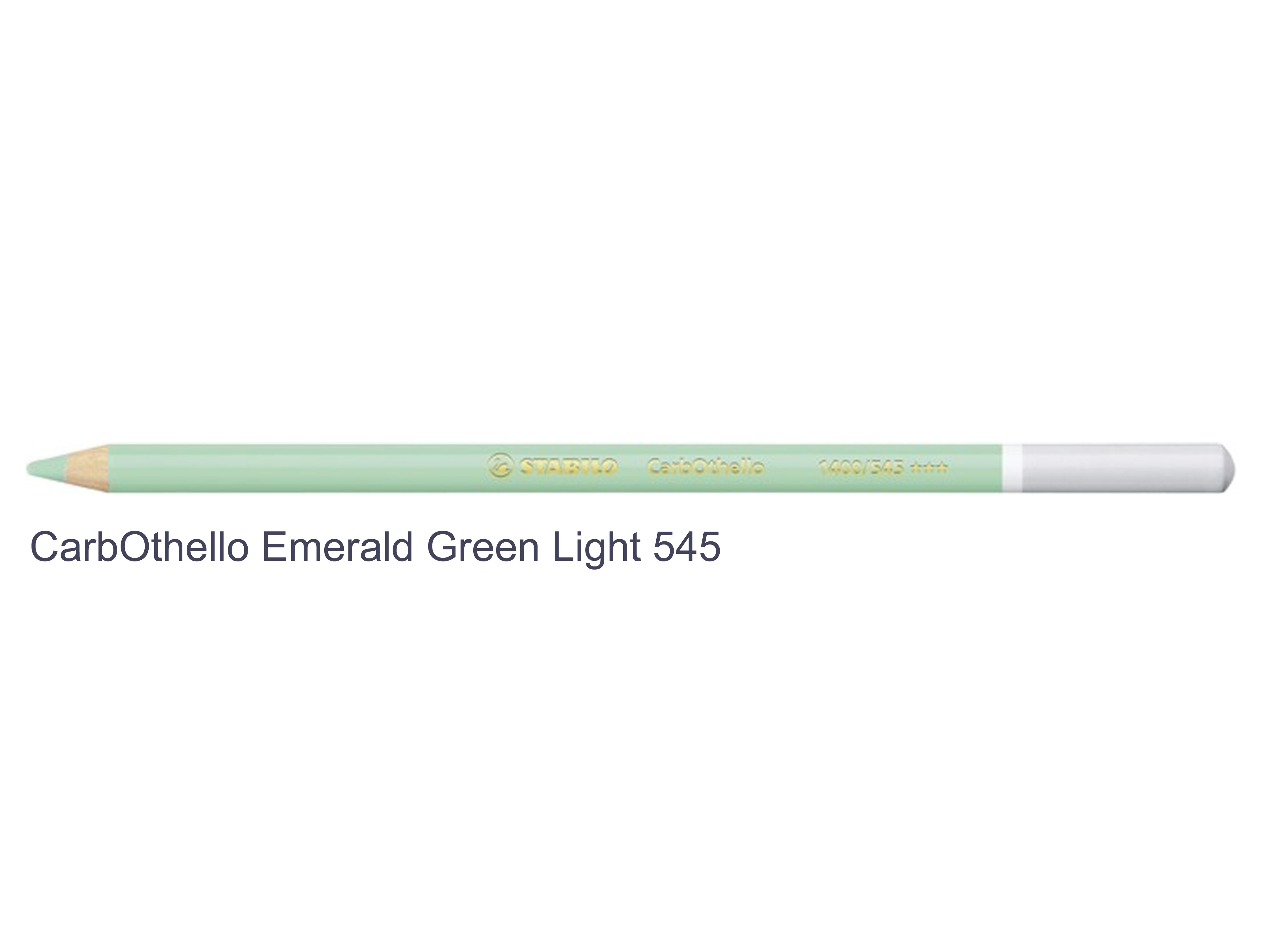 emerald green light 545 STABILO CarbOthello chalk-pastel pencils