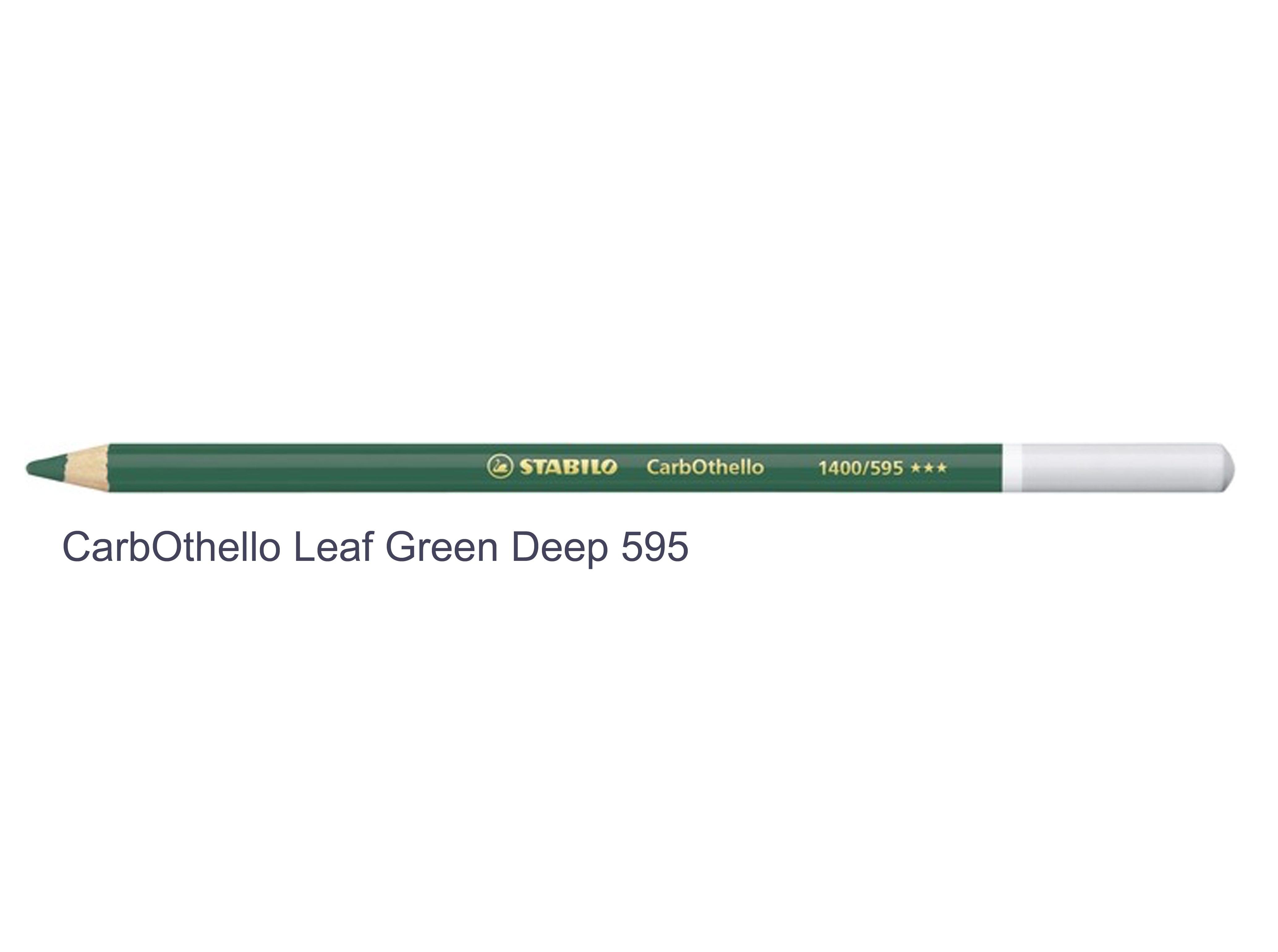 Leaf green deep 595 STABILO CarbOthello chalk-pastel pencils