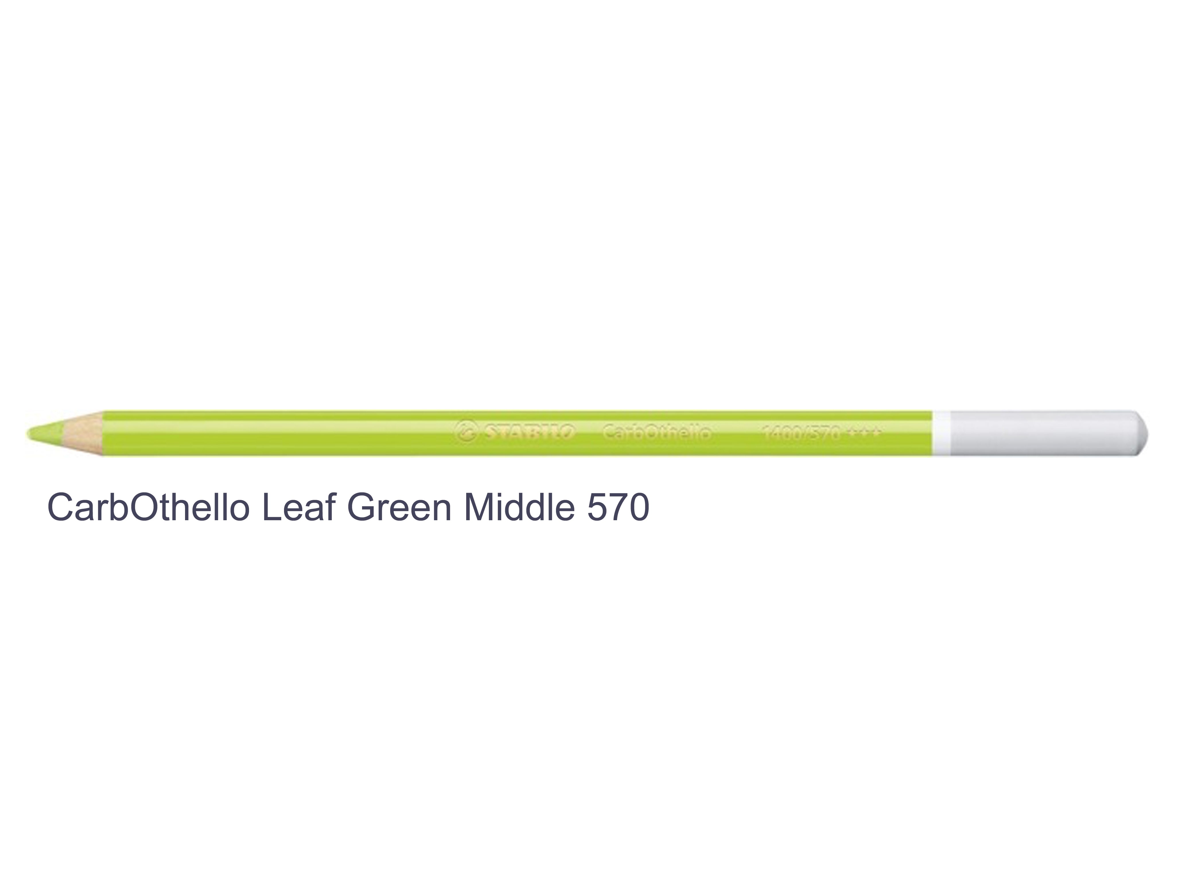 Leaf green middle 570 STABILO CarbOthello chalk-pastel pencils