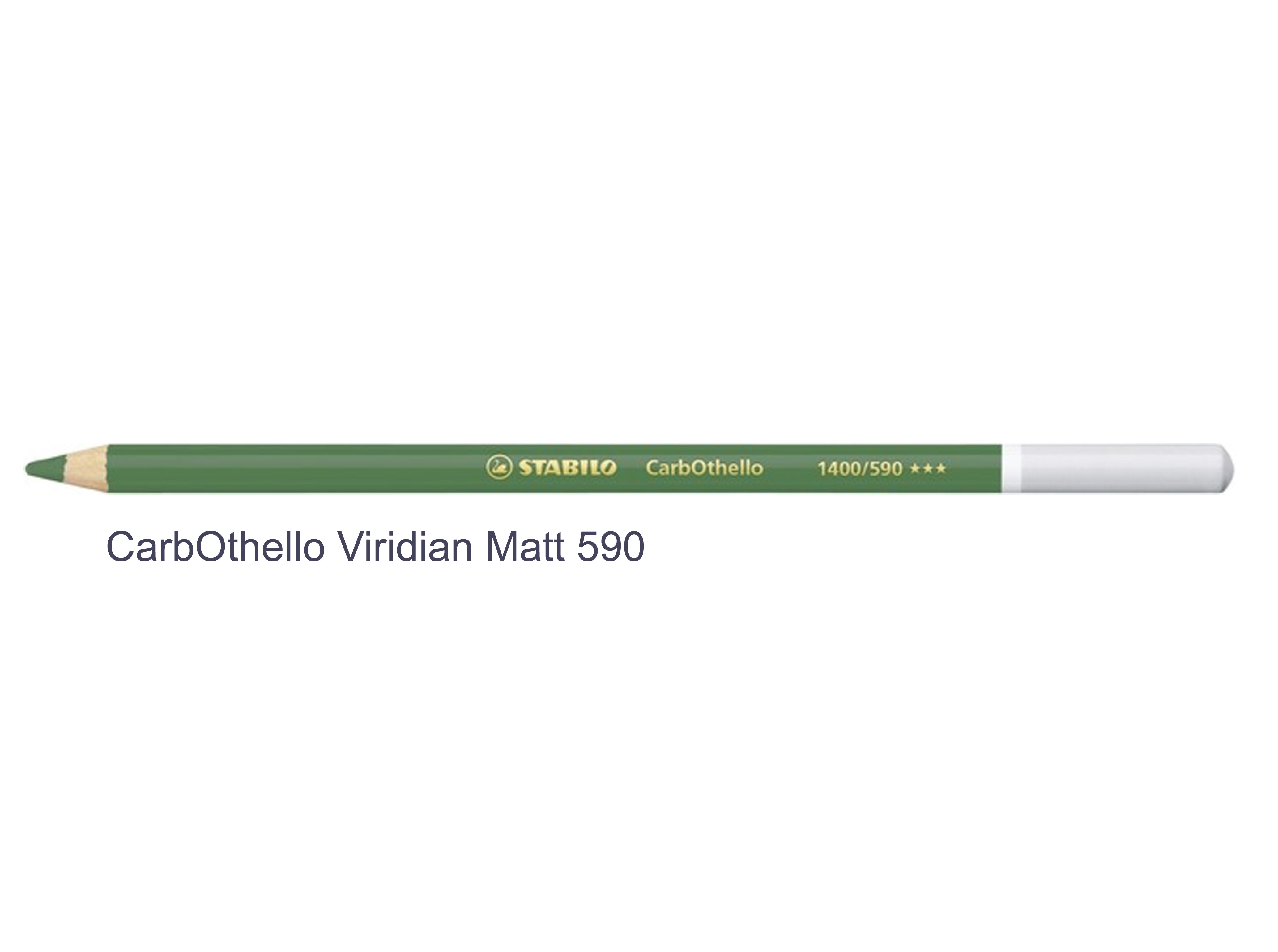 Viridian Matt green 590 STABILO CarbOthello chalk-pastel pencils