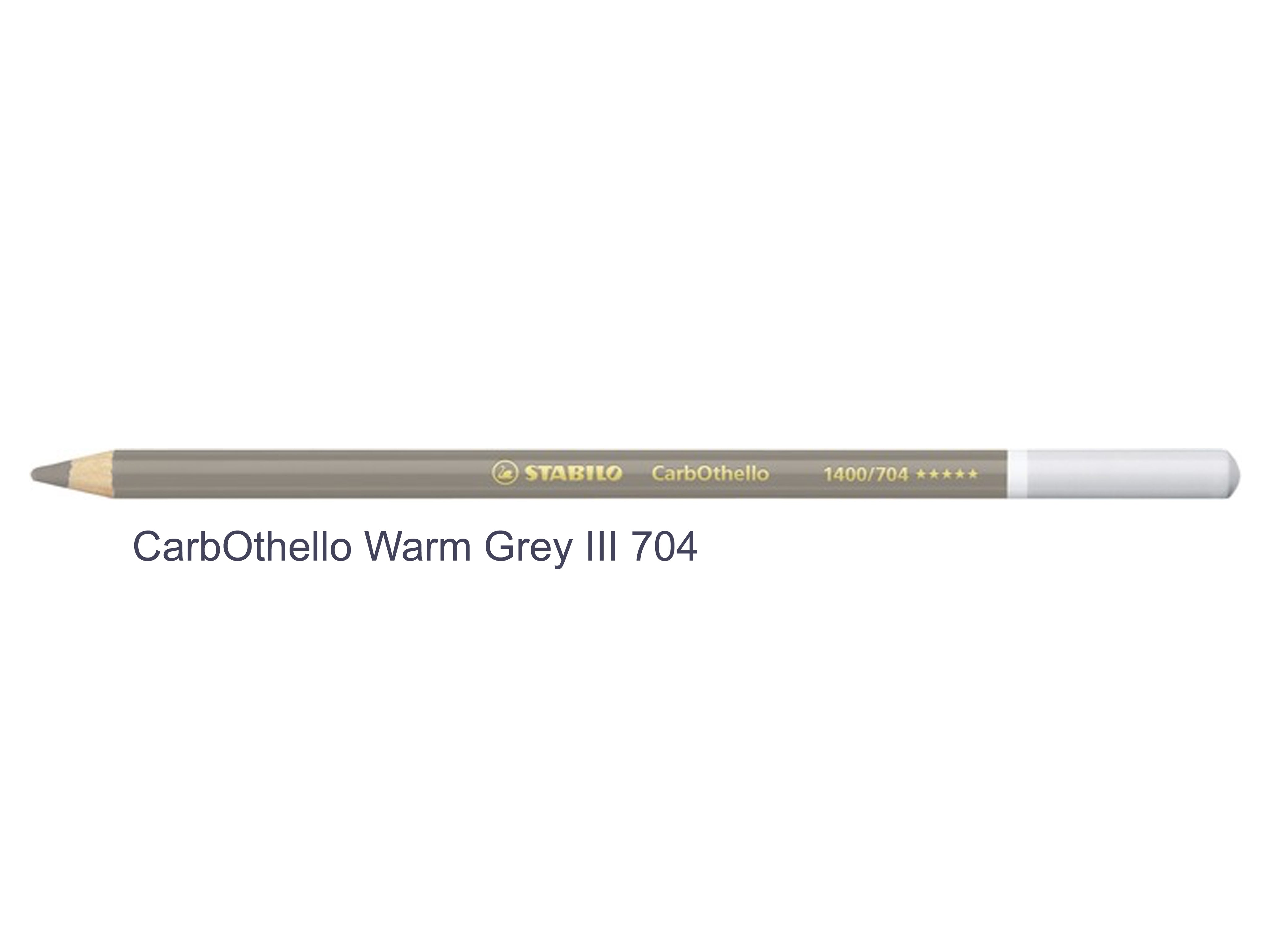 warm grey iii 704 STABILO CarbOthello chalk-pastel pencils