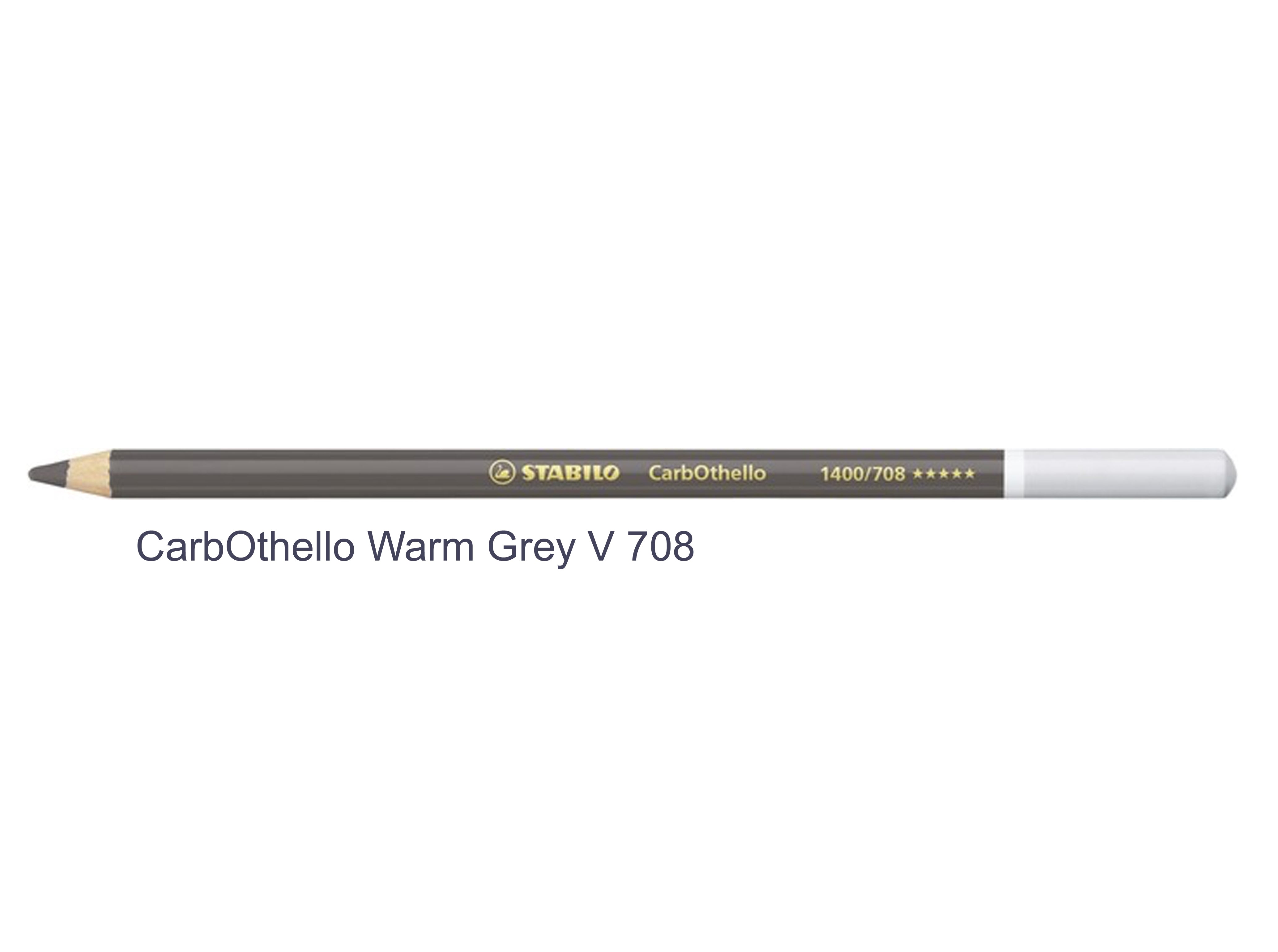 warm grey v 708 STABILO CarbOthello chalk-pastel pencils
