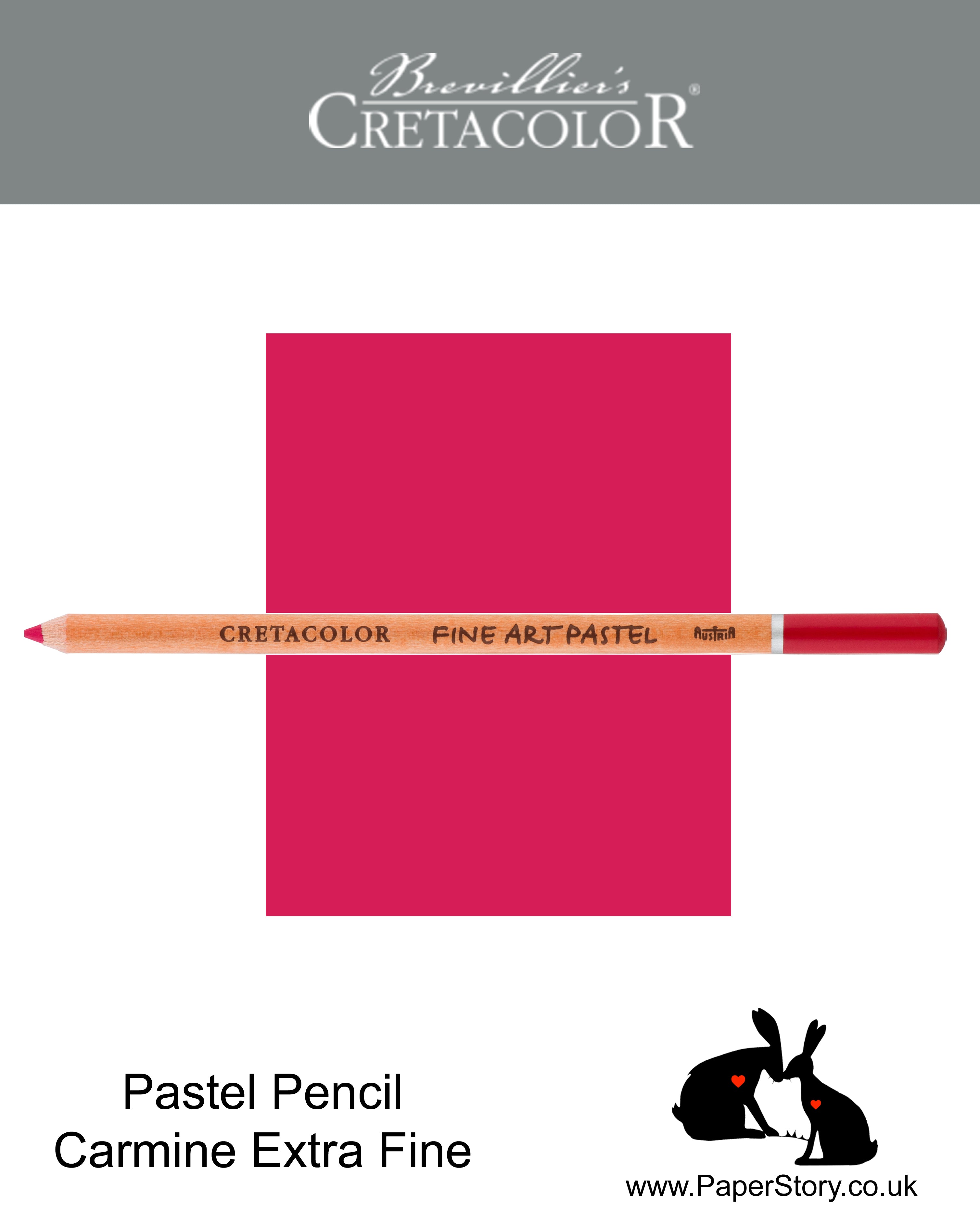 Cretacolor 471 16 Artists Pastel Pencil Carmine Extra Fine