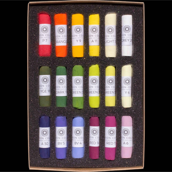 Unison Soft Pastels Special Edition Botanical 18 Colour set was created by the colour experts in Unison Colour.