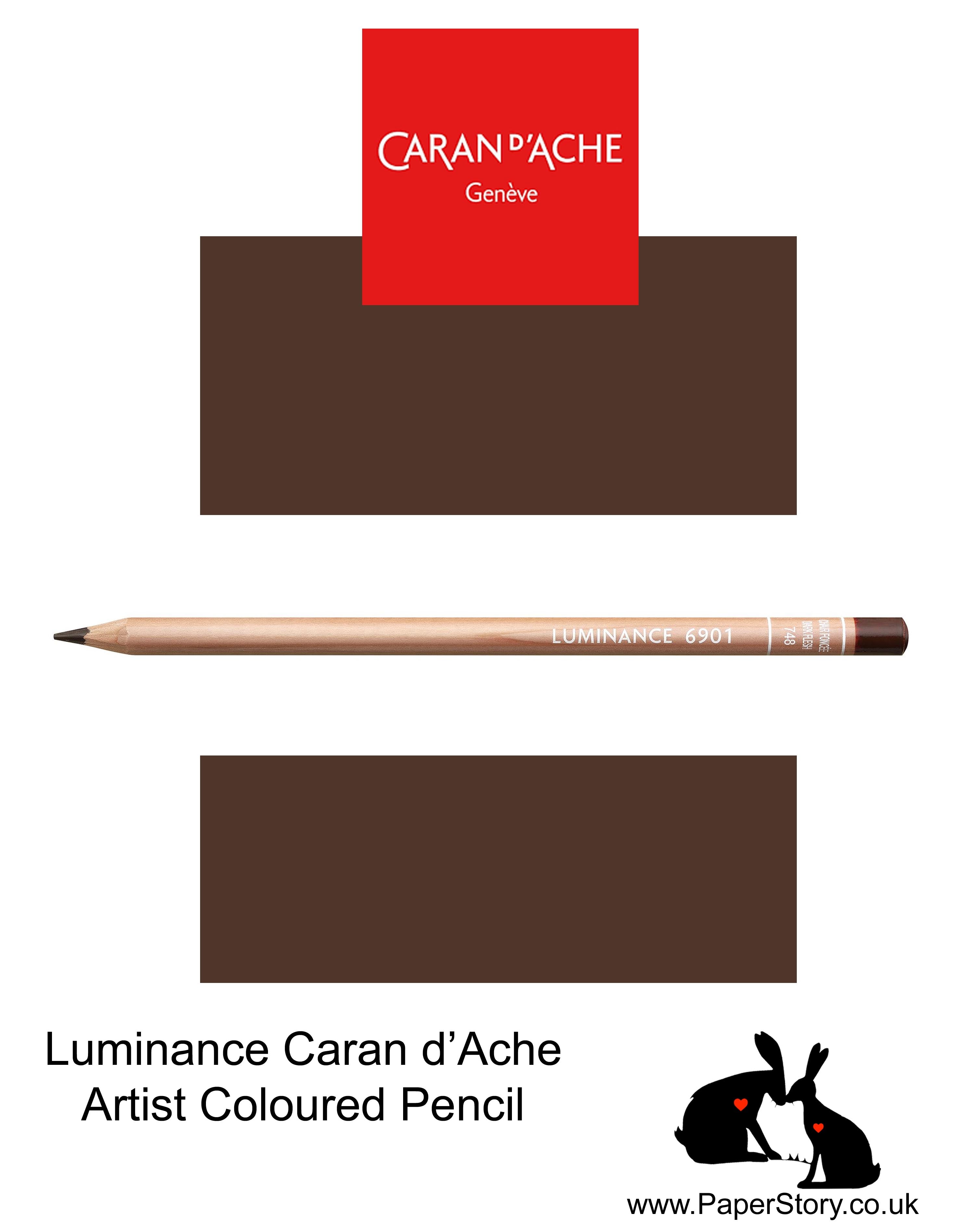 Caran d'Ache Luminance individual Artist Colour Pencils 6901 Warm Earth 70% 748