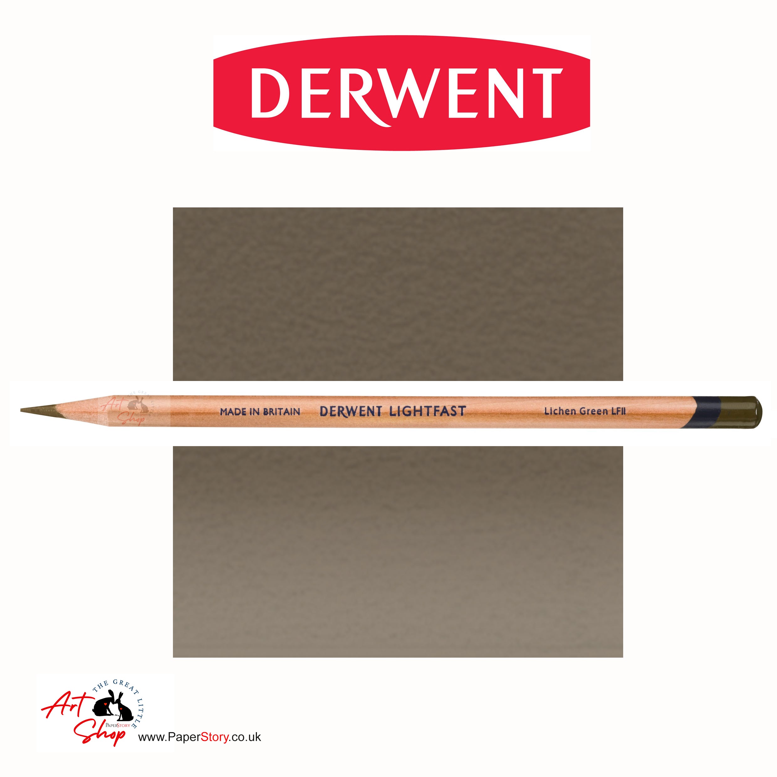 Derwent Lightfast Colour Pencil Lichen Green
