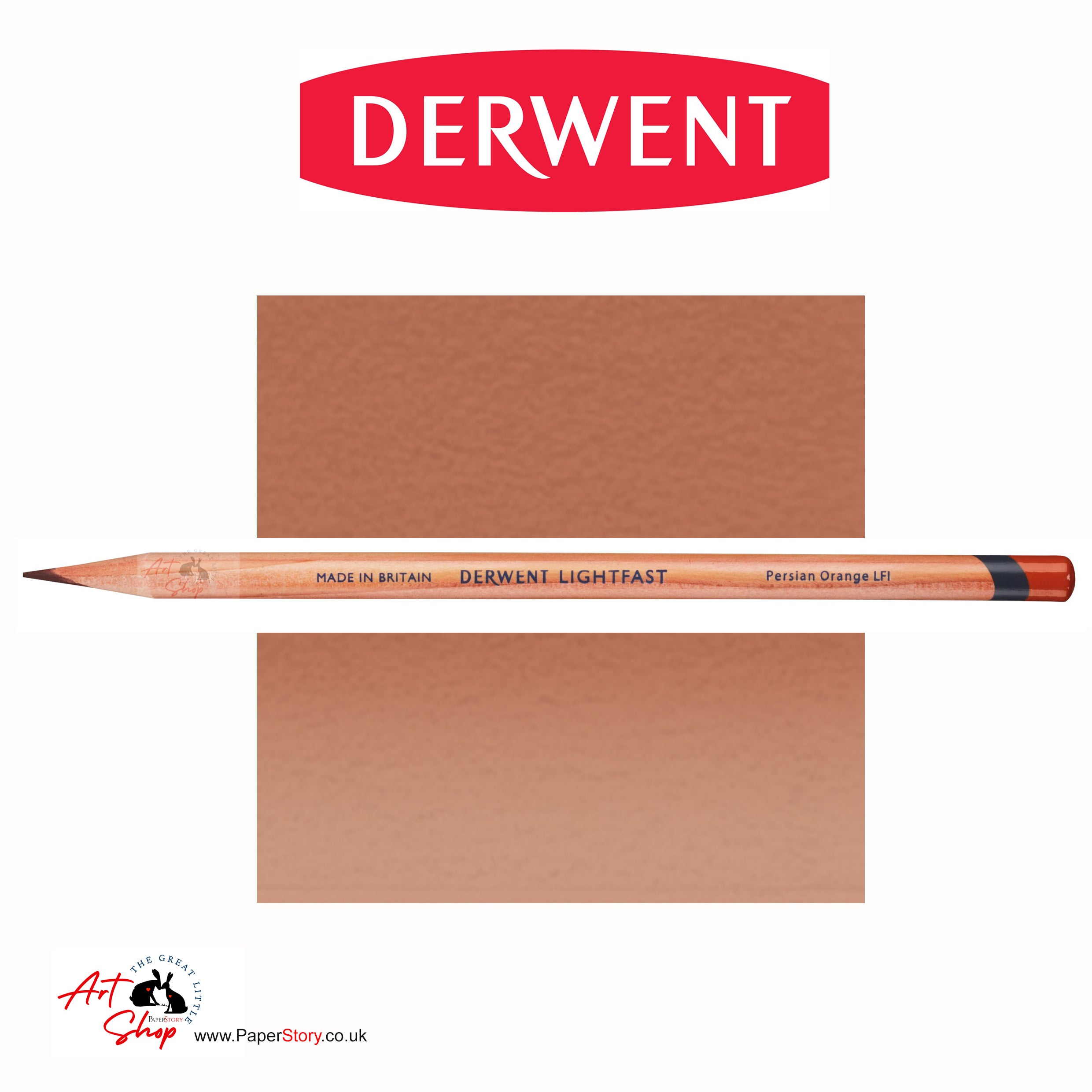 Derwent Lightfast Colour Pencil Persian Orange