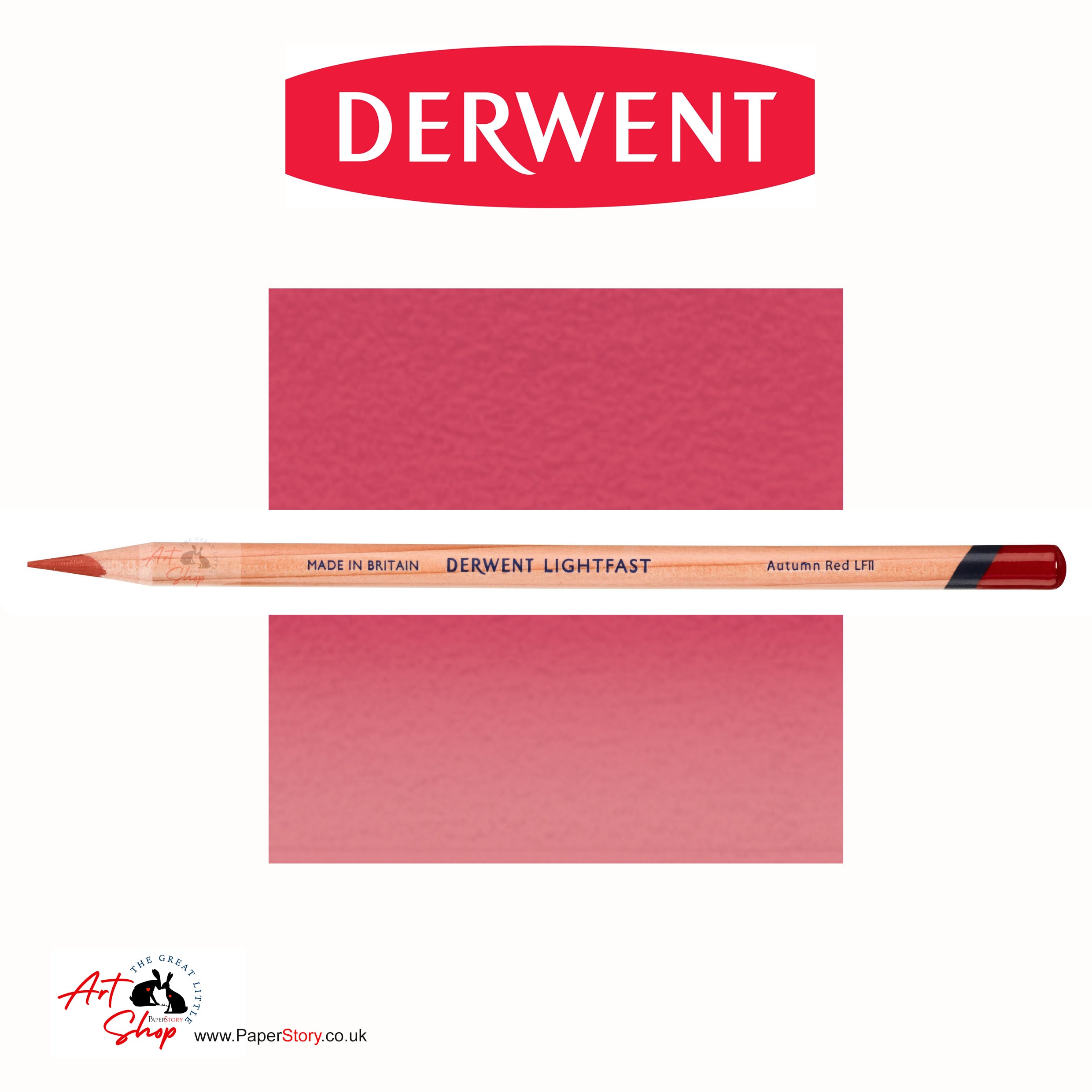 Derwent Lightfast Colour Pencil Autumn Red