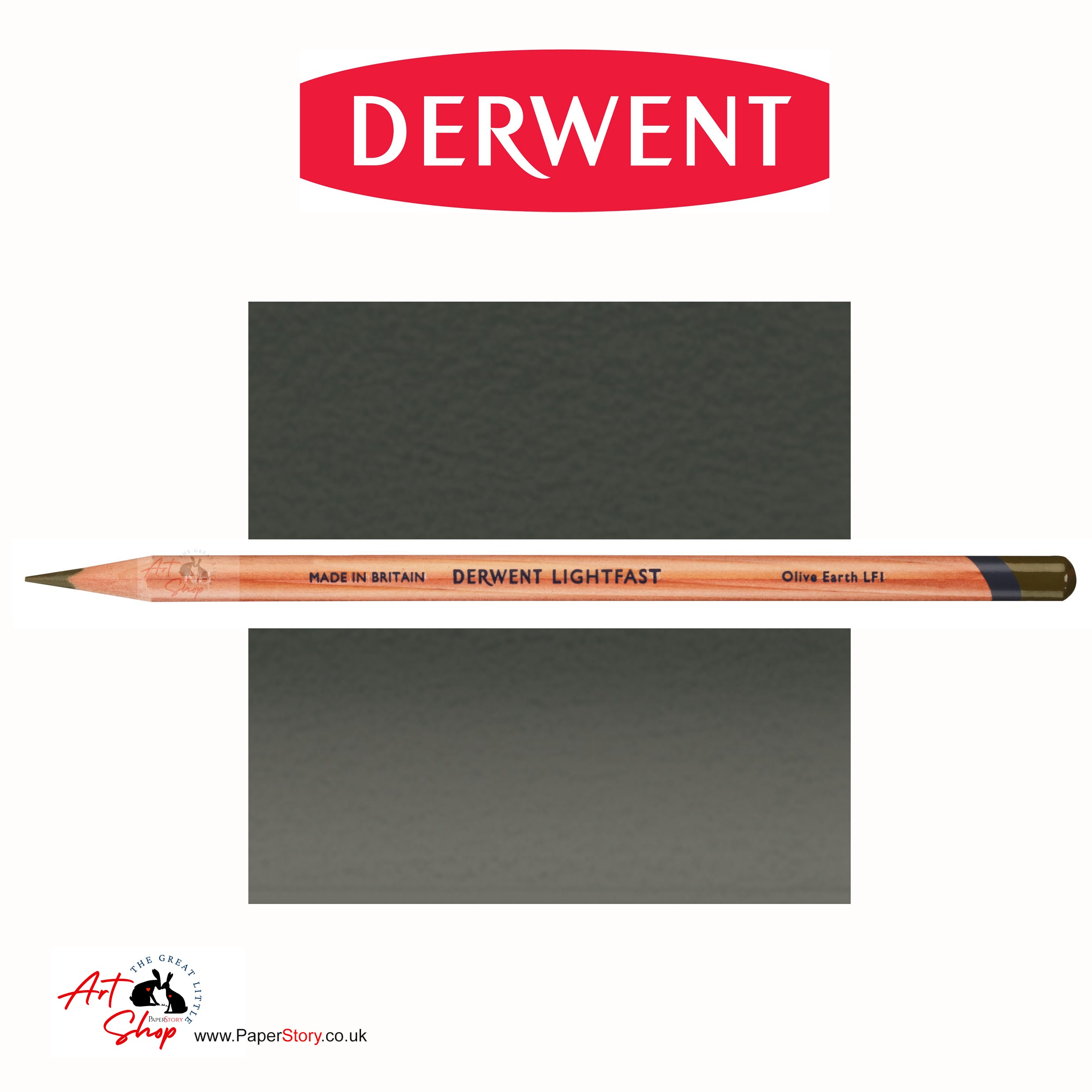 Derwent Lightfast Colour Pencil Olive Earth