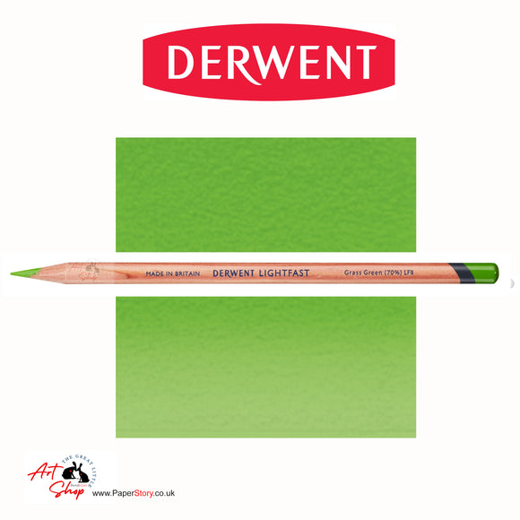 Derwent Lightfast Colour Pencil Grass Green 70%
