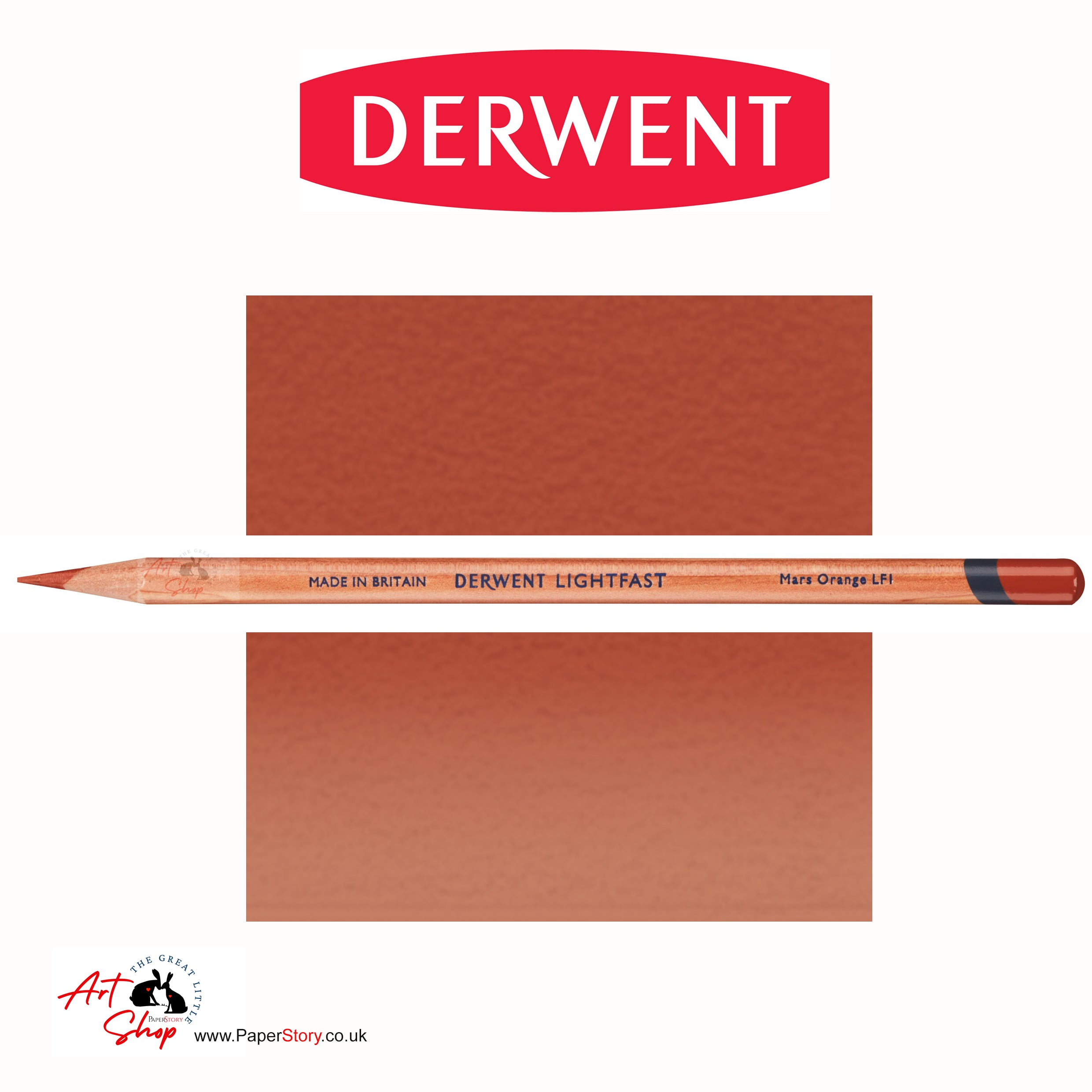 Derwent Lightfast Colour Pencil Mars Orange