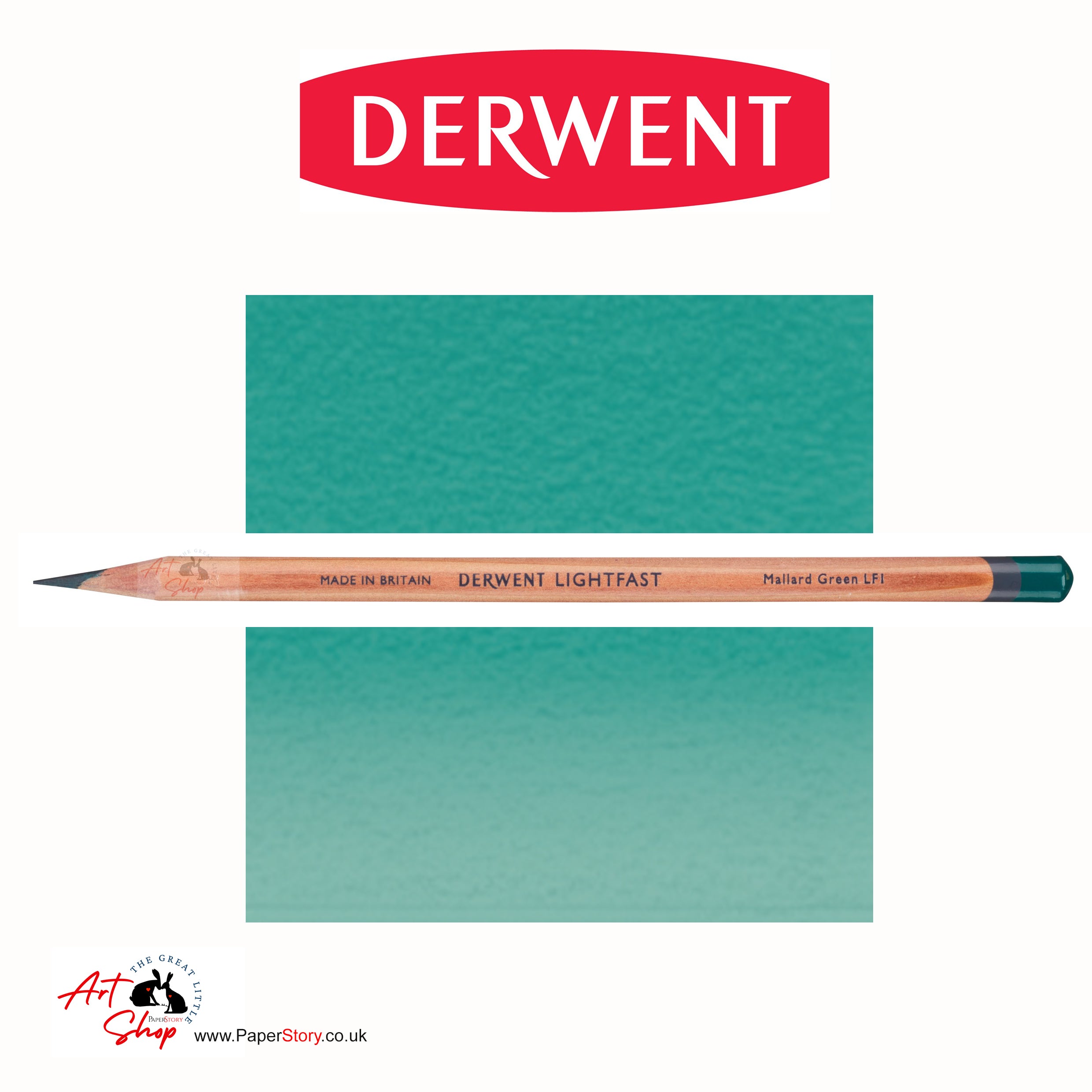 Derwent Lightfast Colour Pencil Mallard Green