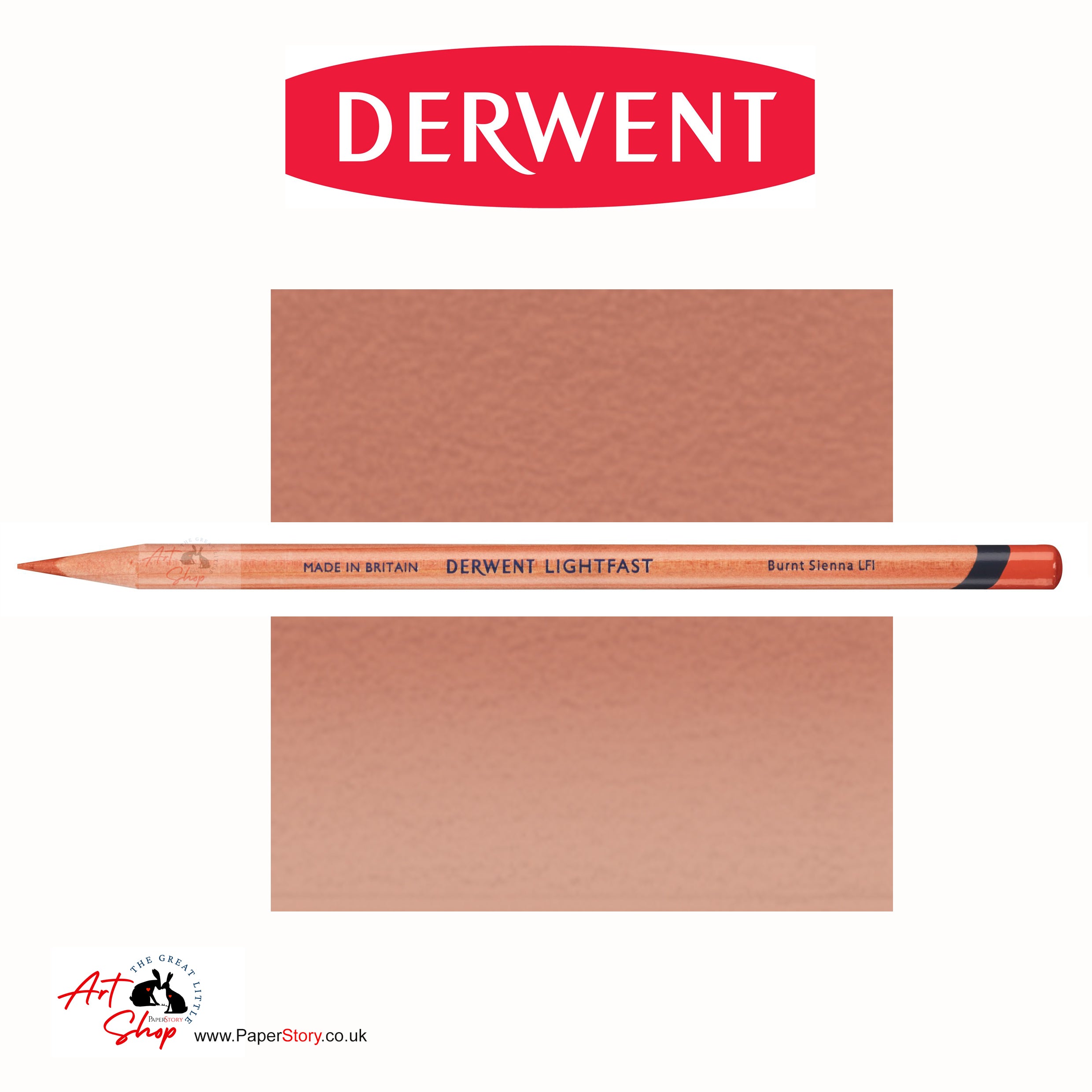 Derwent Lightfast Colour Pencil Burnt Sienna