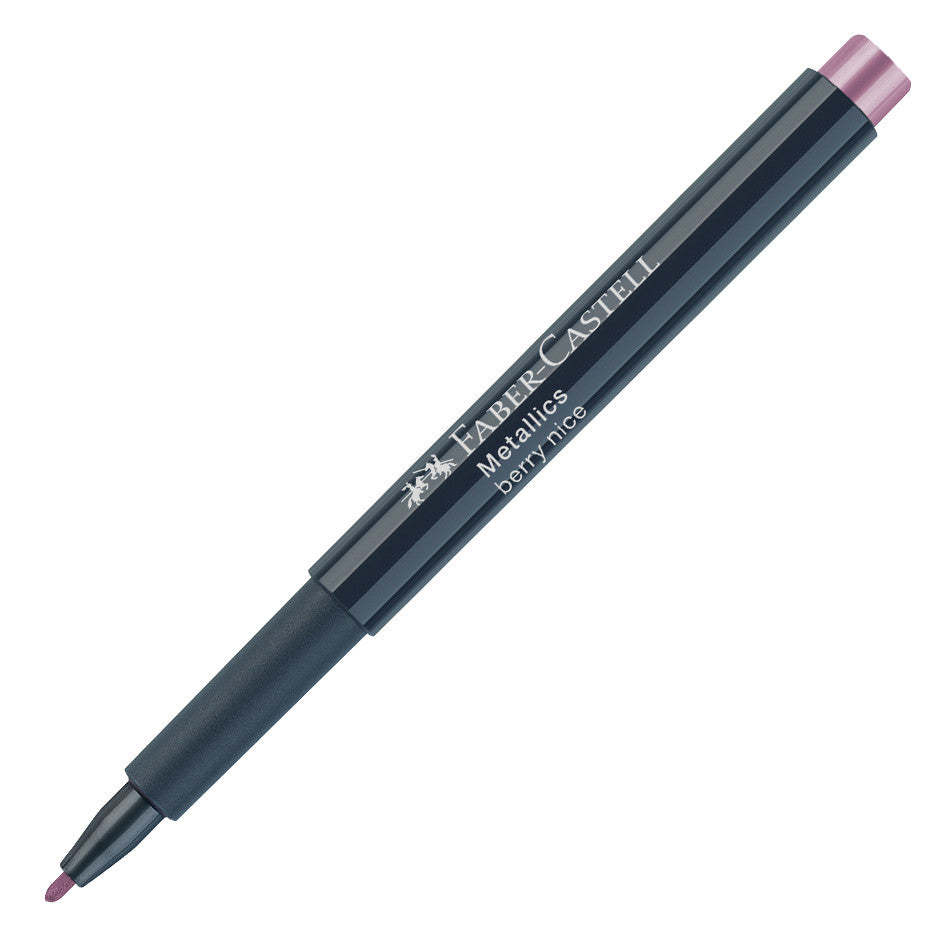 Faber Castell Metallic Marker Pen Berry Nice Deep Pink