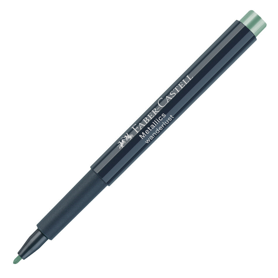 Faber Castell Metallic Marker Pen Wanderlust Green