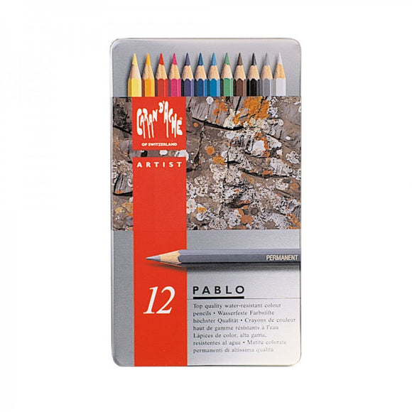 Caran d'Ache Pablo 12 Colour assortment