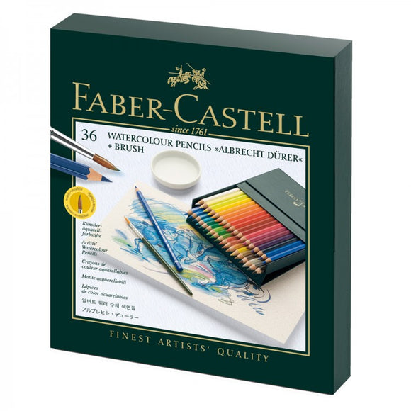 FABER CASTELL Albrecht Dürer Artists Watercolour Gift Box Pencil Set 36